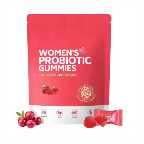 Factory Wholesale Best-selling Female Probiotic Gummies for Adult Herbal Supplements Immune Support 60-count